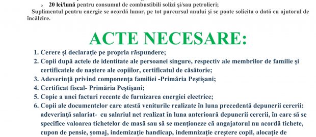 ANUNȚ - Ajutor de încălzire a locuinței